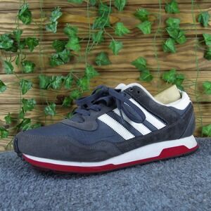 adidas Men Zxznyl Sneaker Gray Leather Size 9.5 Medium Gently Used 2025